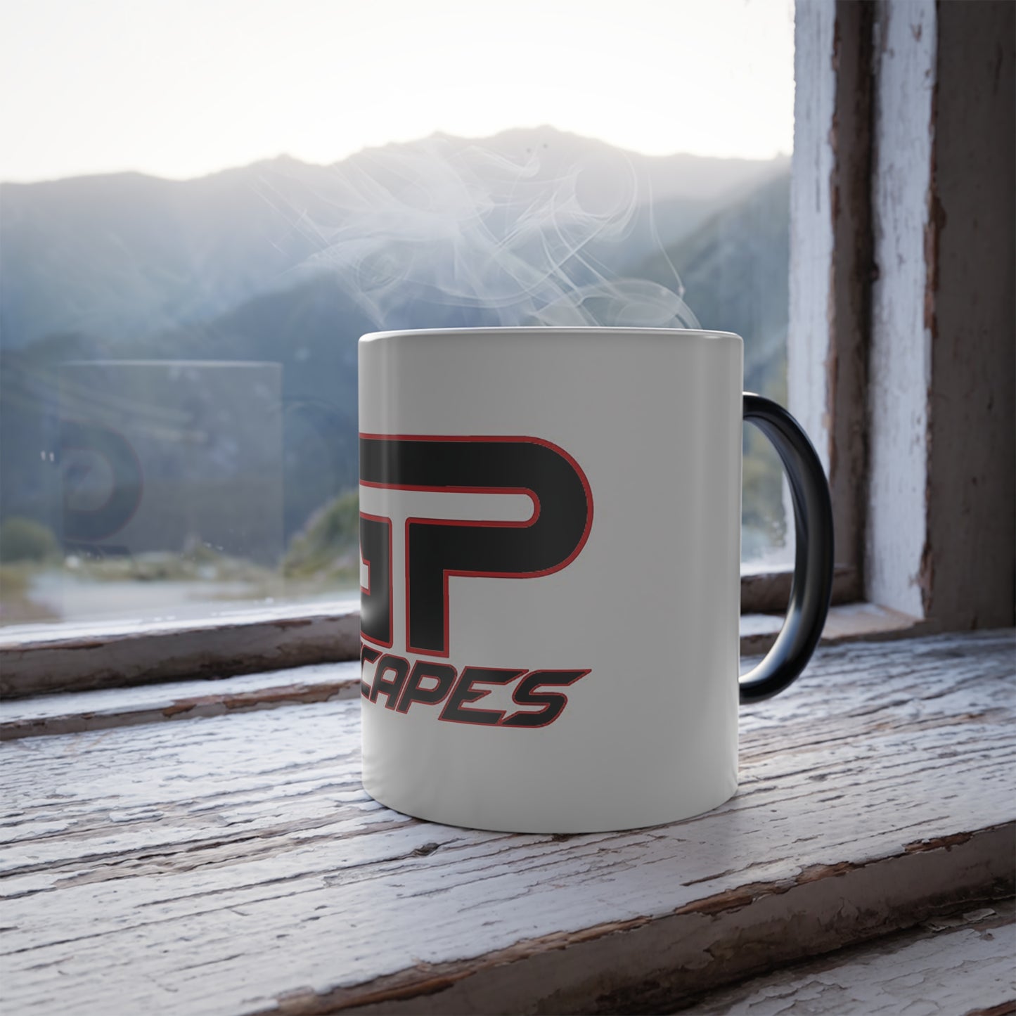 EscapesGP white mug