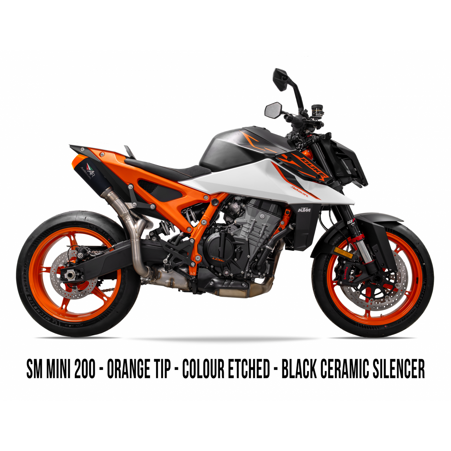 2025 (LATE) - 2026 KTM 990R RS22 DUAL UNDERSEAT SLIP-ON TITANIUM EXHAUST SYSTEM