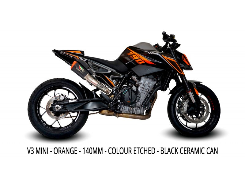Exhaust Ktm 790l KTM DUKE 790 HI-SLUNG SLIP-ON DE-CAT EXHAUST SYSTEMS