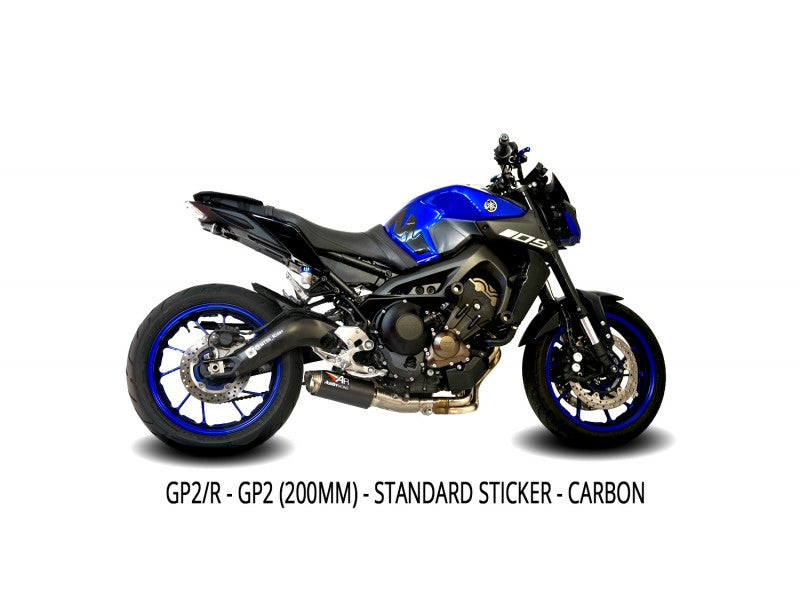 YAMAHA 2013 - 2020 MT09/FZ09 GP3 DE-CAT EXHAUST SYSTEM