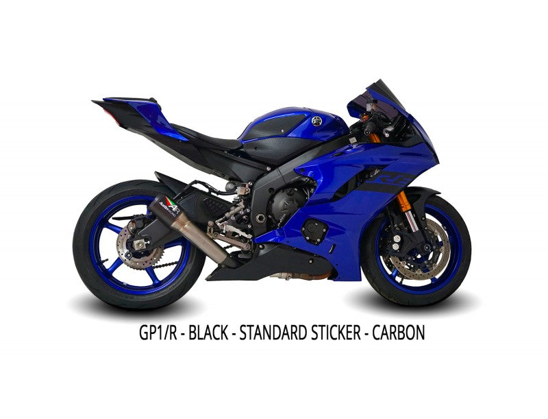 YAMAHA R6 2006 - 2019 GP1/GP1R & GP2/GP2R & V3 DE-CAT EXHAUST SYSTEMS