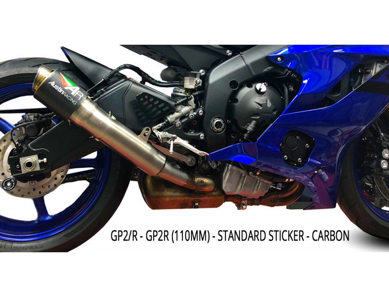 YAMAHA R6 2006 - 2019 GP1/GP1R & GP2/GP2R & V3 SLIP-ON EXHAUSTS