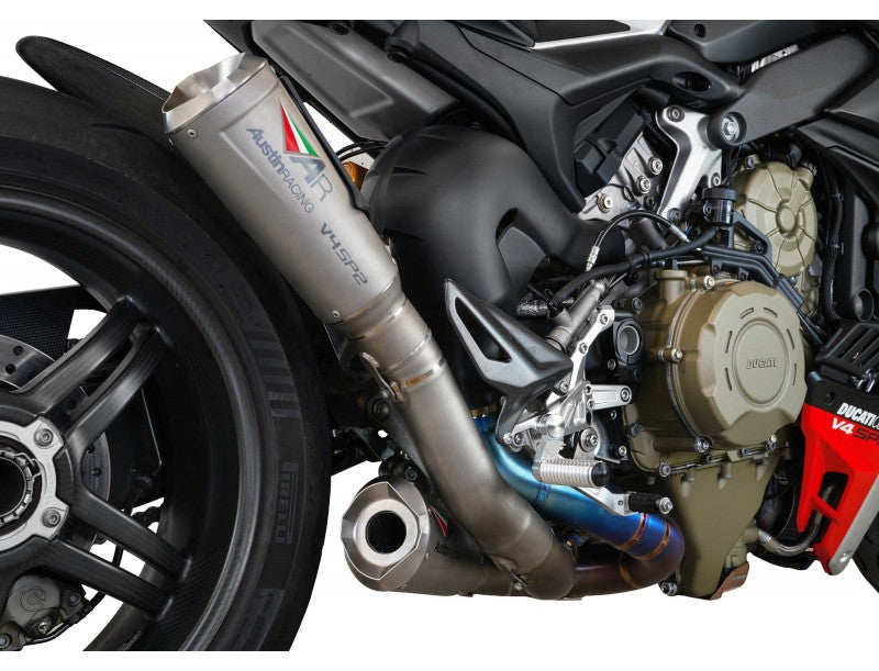 Tubos de escape Austin Racing para Duacati Streetfighter
