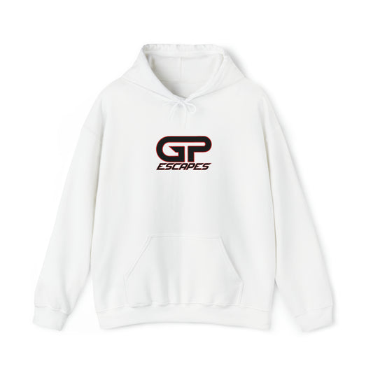 EscapesGP white hoodie