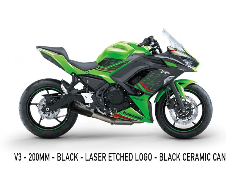 KAWASAKI NINJA 650 2017 2022 DE-CAT EXHAUST OPTIONS