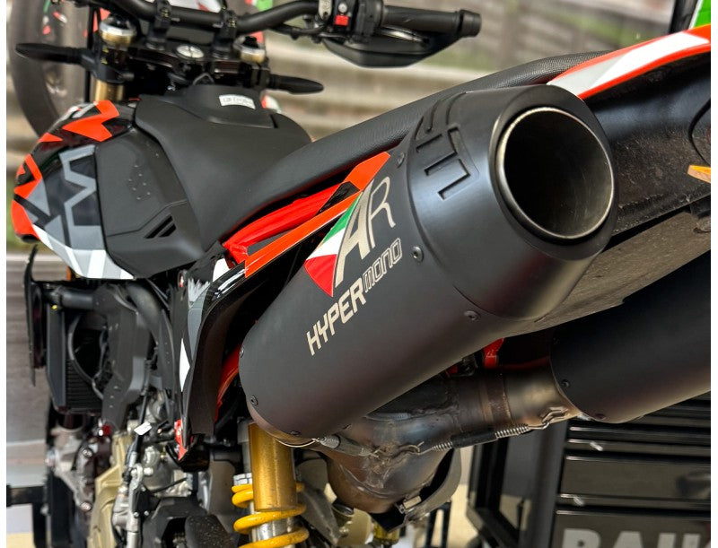 2024 - 2025 DUCATI HYPERMOTARD 698 MONO TWIN EXIT SLIP-ON RACE EXHAUST SYSTEM