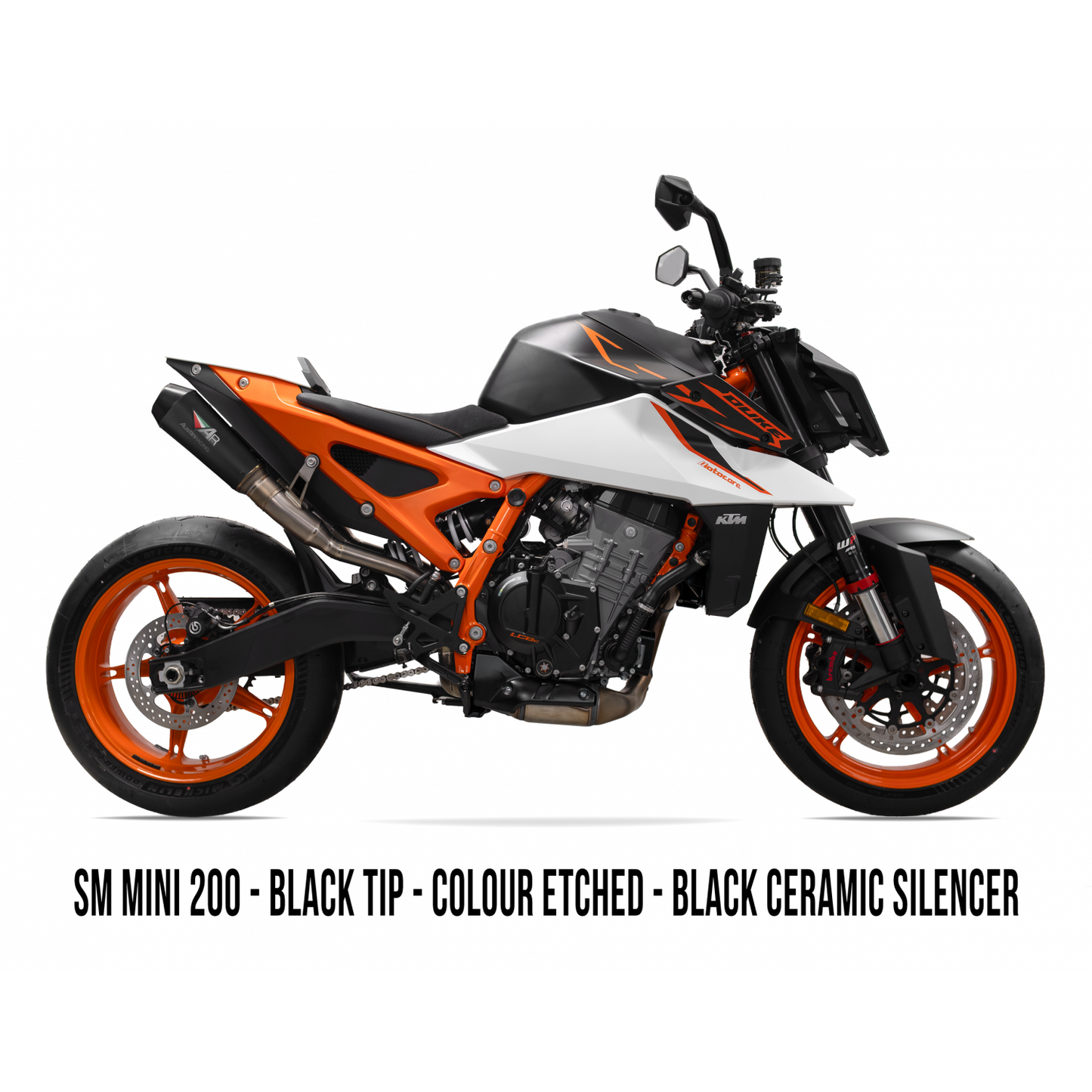 2025 (LATE) - 2026 KTM 990/R RS22 DUAL UNDERSEAT BOX DELETE TITANIUM EXHAUST SYSTEM