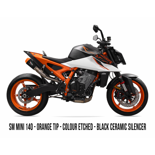 2025 (LATE) - 2026 KTM 990/R RS22 DUAL UNDERSEAT BOX DELETE TITANIUM EXHAUST SYSTEM