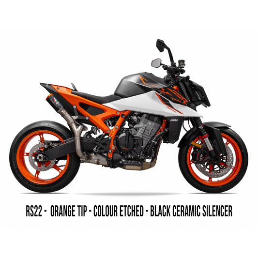 2025 (LATE) - 2026 KTM 990R RS22 DUAL UNDERSEAT SLIP-ON TITANIUM EXHAUST SYSTEM