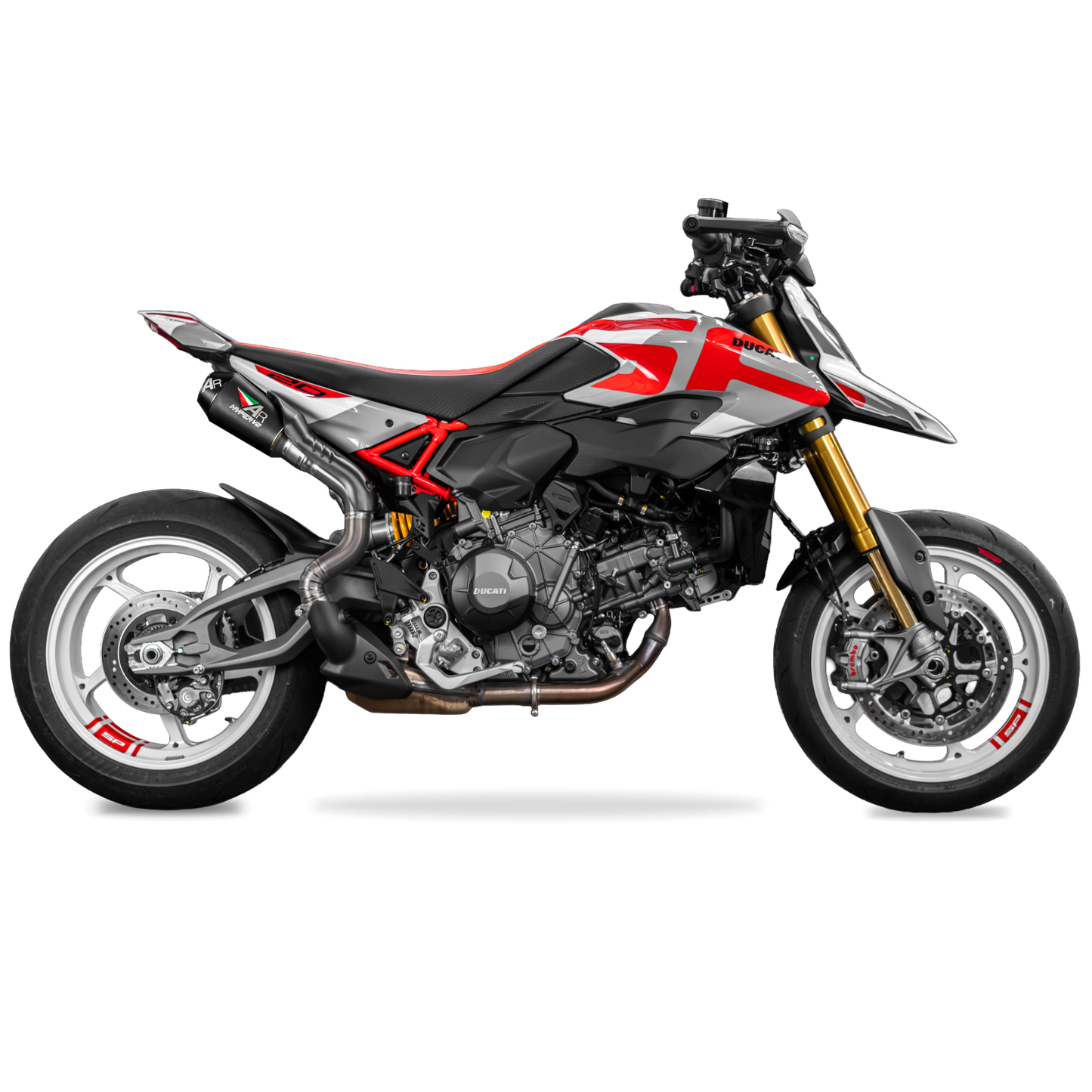 2026 HYPERMOTARD V2 + SP dB COMPLIANT TITANIUM SLIP-ON