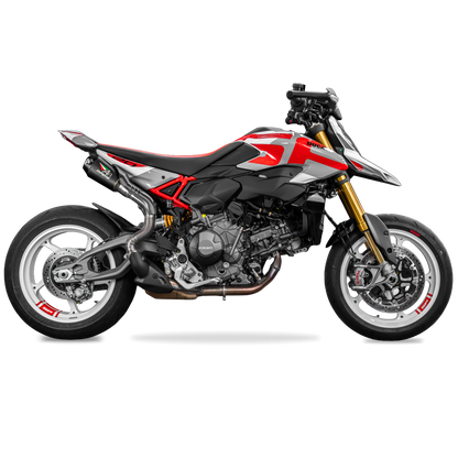 2026 HYPERMOTARD V2 + SP dB COMPLIANT TITANIUM SLIP-ON