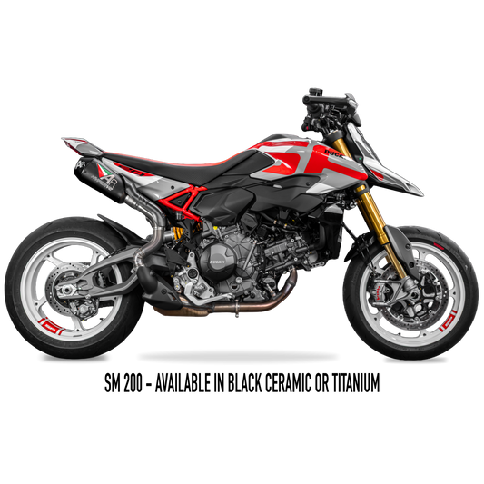 2026 HYPERMOTARD V2 + SP dB COMPLIANT TITANIUM SLIP-ON