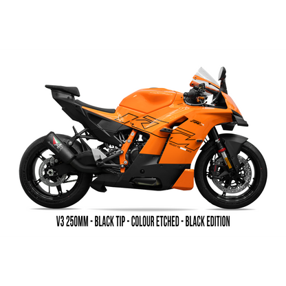 2026 KTM 990 RCR BOX DELETE & FULL TITANIUM BLACK EDITION EXHAUST SYSTEM