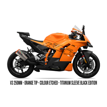 2026 KTM 990 RCR BOX DELETE & FULL TITANIUM BLACK EDITION EXHAUST SYSTEM