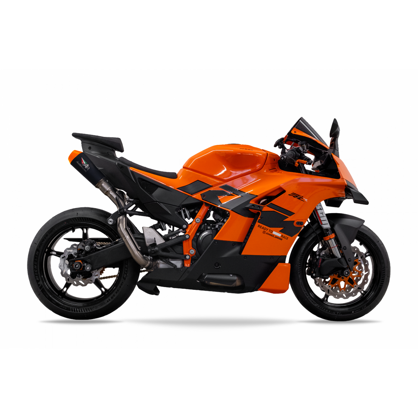 2026 KTM 990 RCR RS22 DUAL UNDERSEAT SLIP-ON TITANIUM EXHAUST SYSTEM