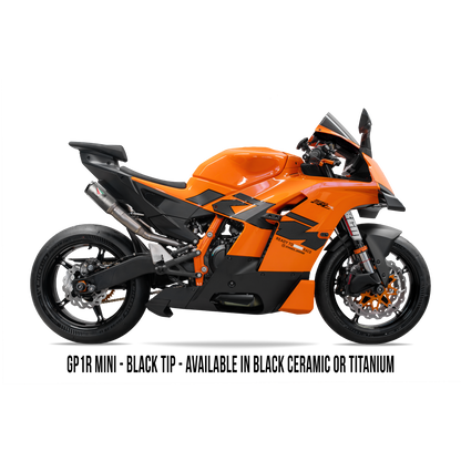 2026 KTM 990 RCR RS22 DUAL UNDERSEAT BOX DELETE TITANIUM EXHAUST SYSTEM