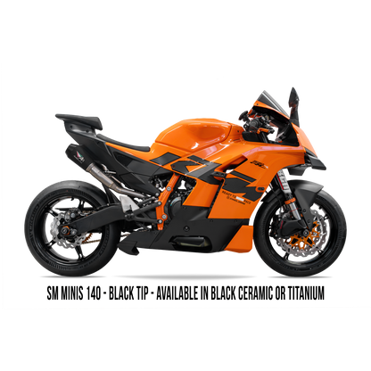 2026 KTM 990 RCR RS22 DUAL UNDERSEAT BOX DELETE TITANIUM EXHAUST SYSTEM