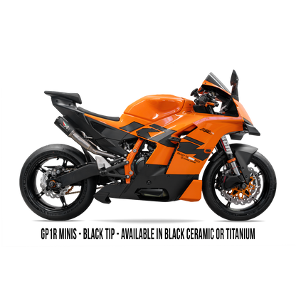 2026 KTM 990 RCR RS22 DUAL UNDERSEAT BOX DELETE TITANIUM EXHAUST SYSTEM