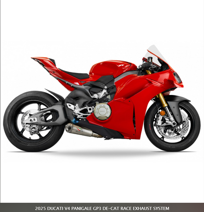 2025 DUCATI V4 PANIGALE GP3 DE-CAT RACE EXHAUST SYSTEM / Austin Racing