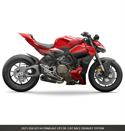 2025 DUCATI V4 STREETFIGHTER GP3 DE-CAT RACE EXHAUST SYSTEM