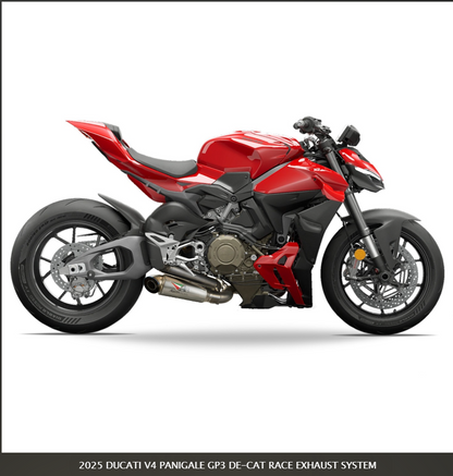 2025 DUCATI V4 STREETFIGHTER GP3 DE-CAT RACE EXHAUST SYSTEM