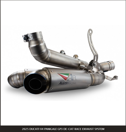 2025 DUCATI V4 STREETFIGHTER GP3 DE-CAT RACE EXHAUST SYSTEM