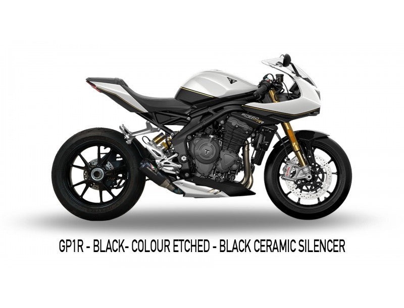 2021 - 2023 1200 SPEED TRIPLE SILENCER BOX DELETE EXHAUST SYSTEMS