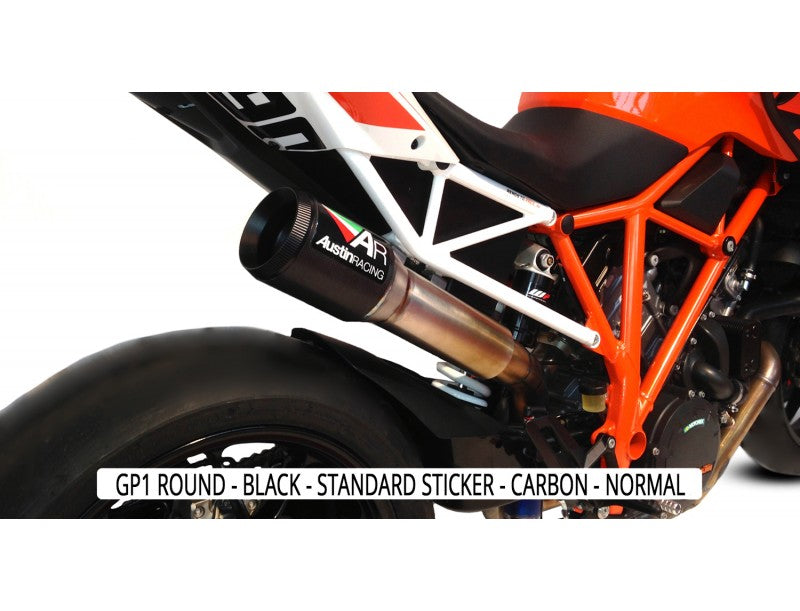 KTM SUPERDUKE 1290 GP1 HI SLUNG DE-CAT EXHAUST SYSTEM